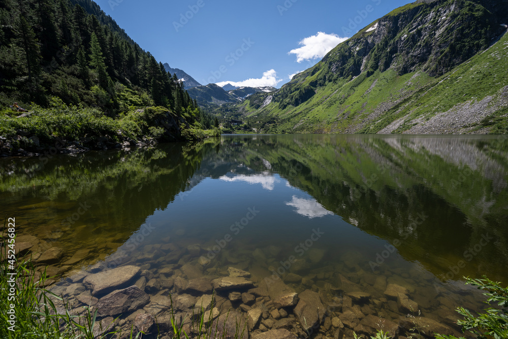 Grünsee in Österrreich / Enzingerboden mit schöner Spiegelung