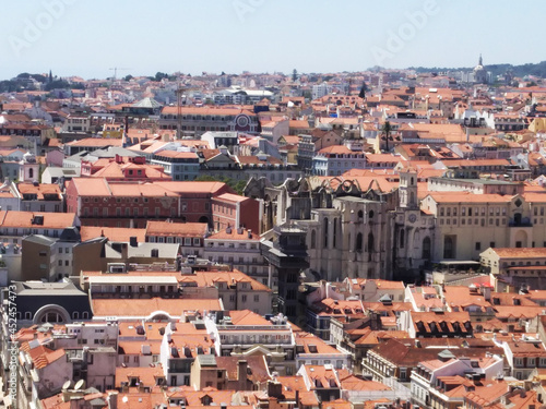 Lisboa, Portugal, Lizbona, Portugalia, old city view, panorama