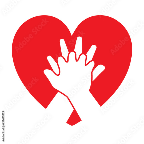 heart cpr medical icon vector design	