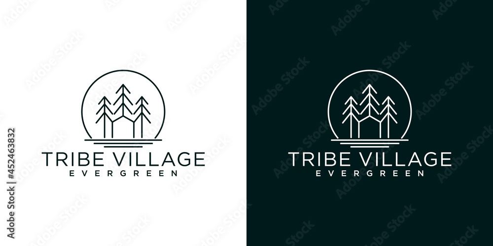 Pine evergreen fir hemlock spruce conifer cedar coniferous cypress larch tree forest vintage retro Pine evergreen fir hemlock spruce conifer cedar coniferous cypress larch tree forest vintage retro