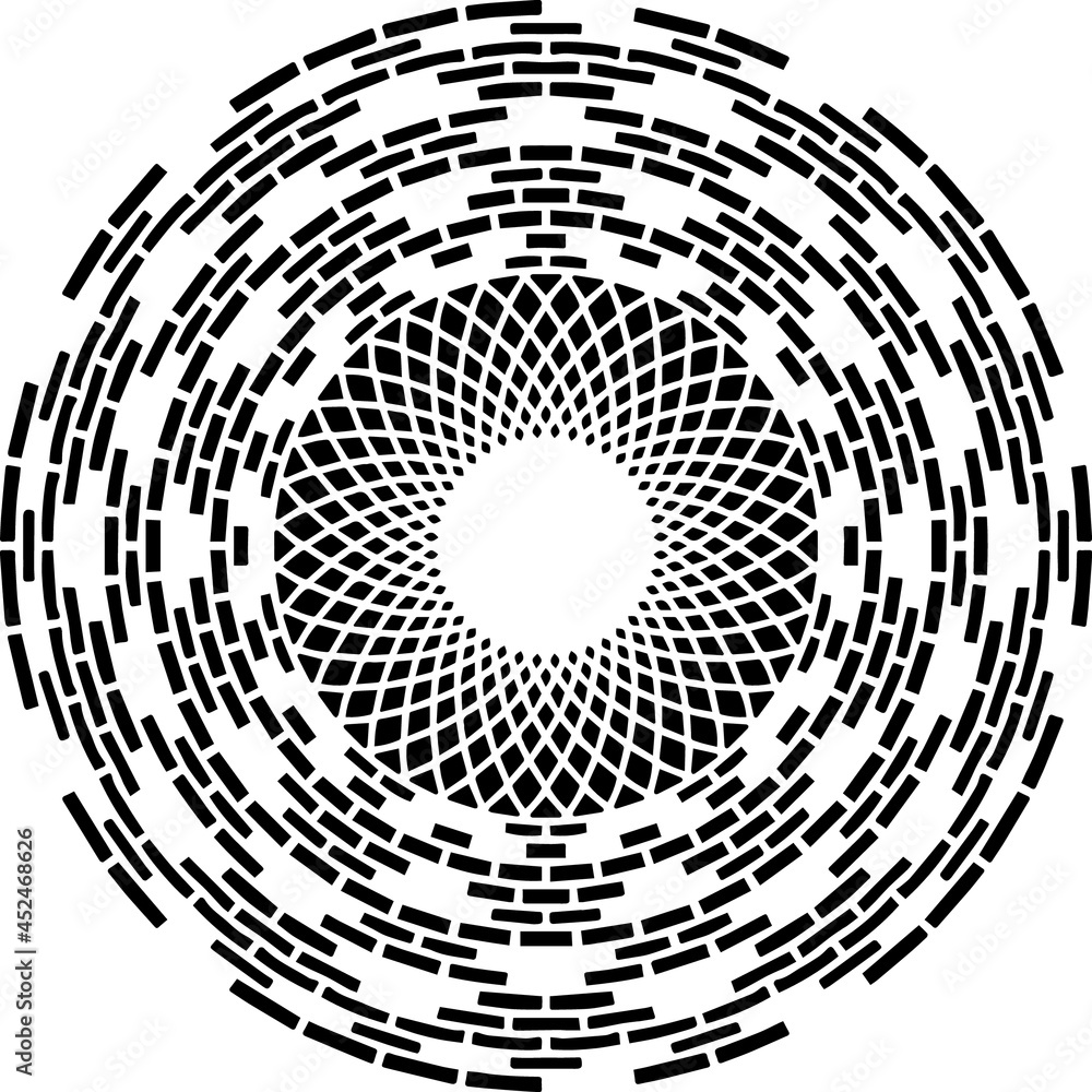 Mandala Art can be used for artwork decoration, coloring or tattoo design. Mandala Art can be used for artwork decoration, coloring or tattoo design.