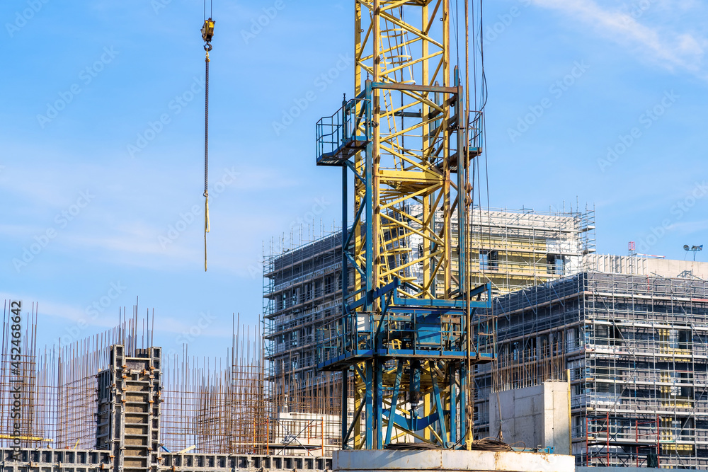 Wire steel rod to reinforce. Steel reinforcement structure of rebars ...