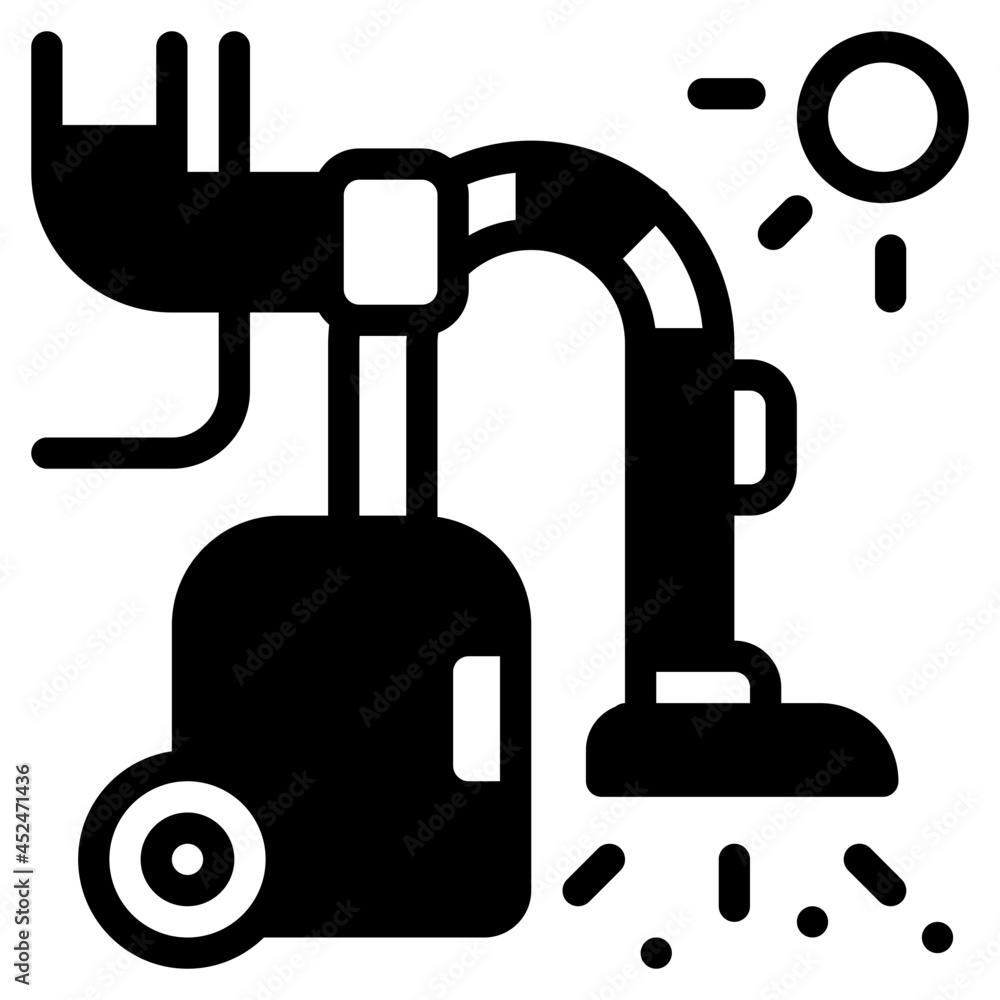 vacuum glyph icon vacuum glyph icon