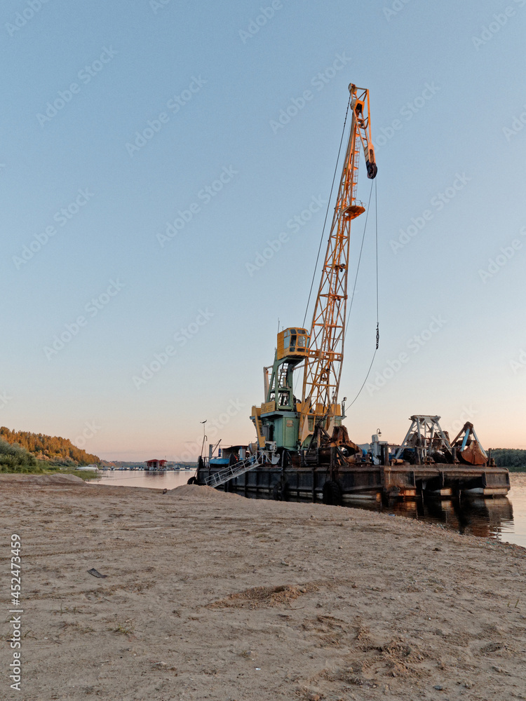 cranes in port