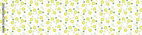 Summer tropical geometric seamless border pattern. Bright retro geo banner edge. Fun gender neutral gift wrap masking taper decor washi ribbon trim in vector.