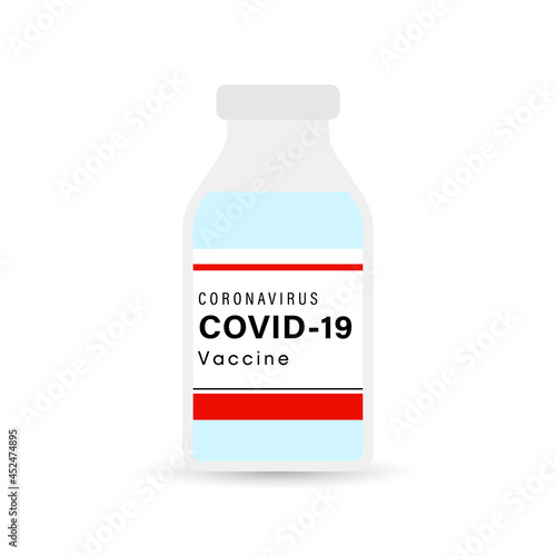 Coronavirus COVID-19 vaccine bottle