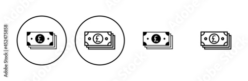 Money icon set. Money vector icon.