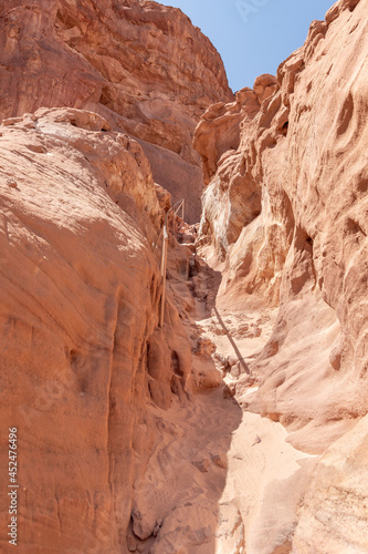 Fantastically beautiful landscape in summer in Timna National Park near Eilat, southern Israel.