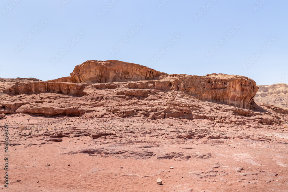 Fantastically beautiful landscape in summer in Timna National Park near Eilat, southern Israel. Fantastically beautiful landscape in summer in Timna National Park near Eilat, southern Israel.