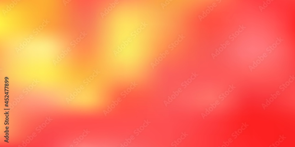 Light red, yellow vector gradient blur texture. Light red, yellow vector gradient blur texture.