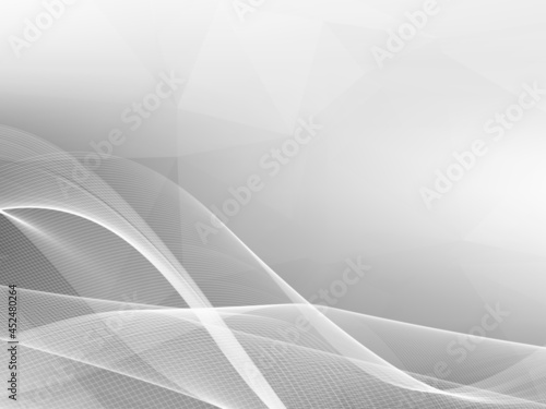 Abstract grey pattern smoke flowing wave dynamic background