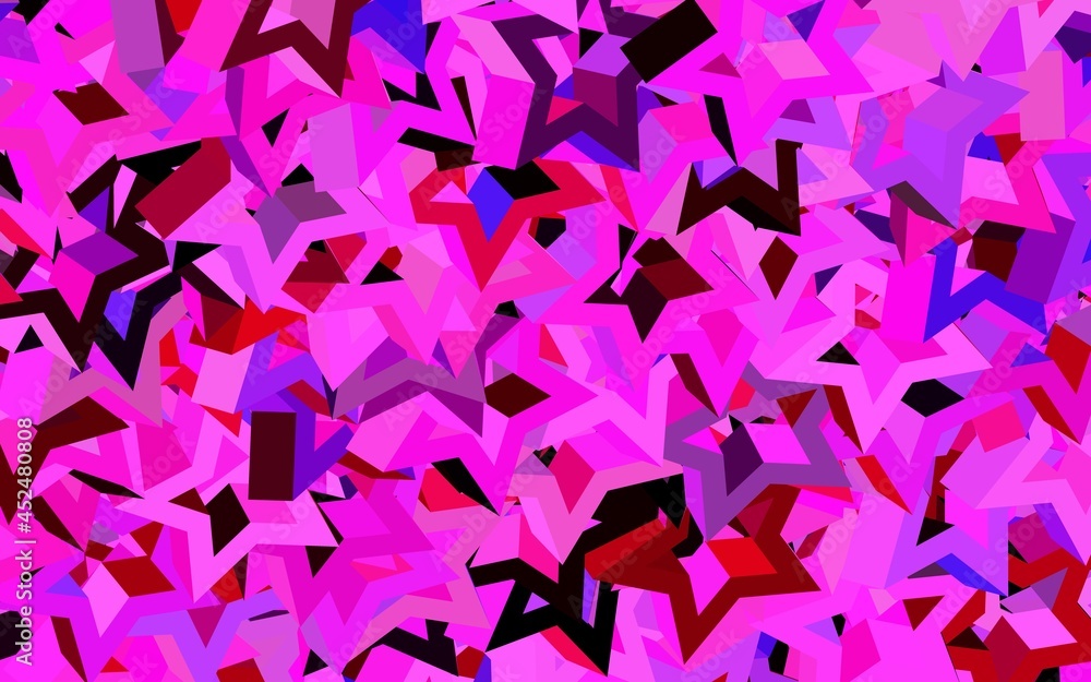 Dark Purple, Pink vector texture with triangular style. Dark Purple, Pink vector texture with triangular style.