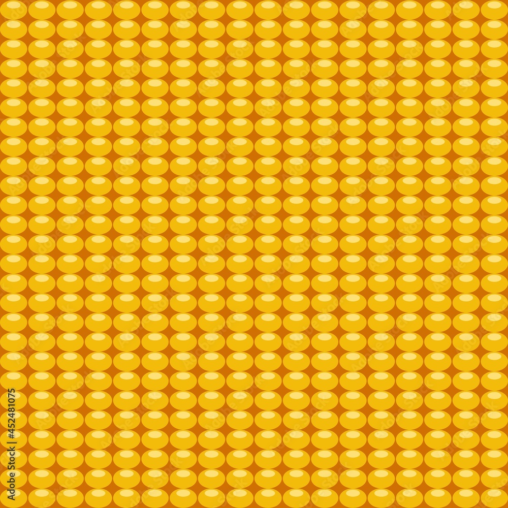 Corn pattern background. Grain of corn seamless pattern background. Vector background. Wrapping paper. Corn pattern background. Grain of corn seamless pattern background. Vector background. Wrapping paper.