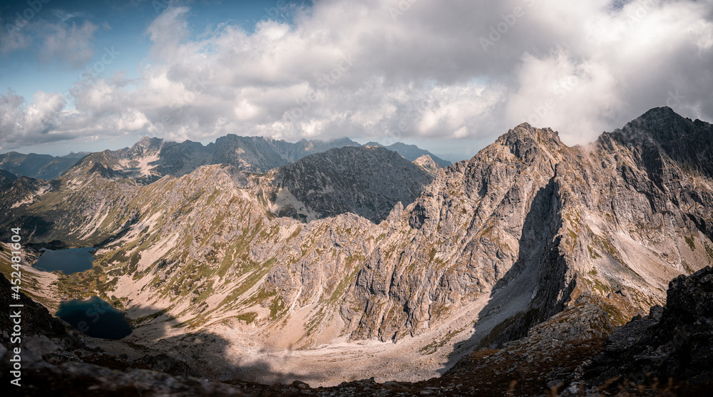 Trail to the Koprovsky Stit in the High Tatras with Velke Hincovo Pleso along the way