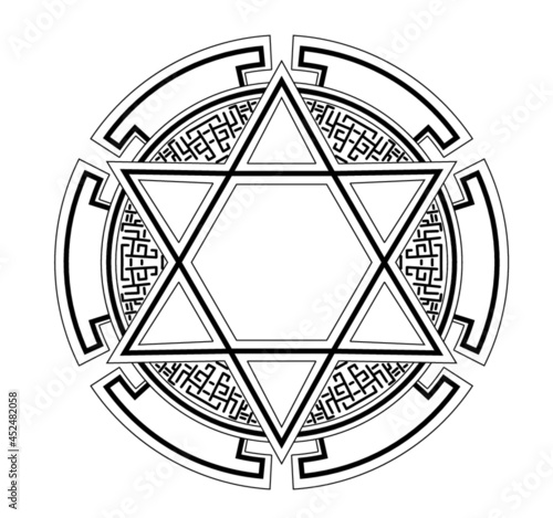 Mandala Art can be used for artwork decoration, coloring or tattoo design.