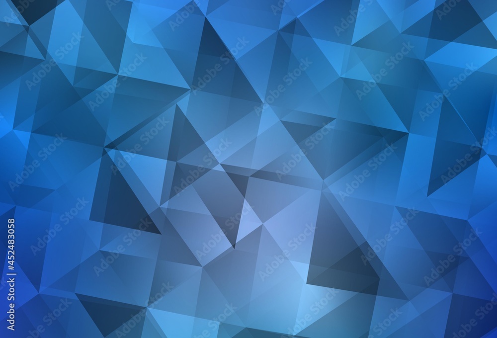 Light BLUE vector low poly layout. Light BLUE vector low poly layout.