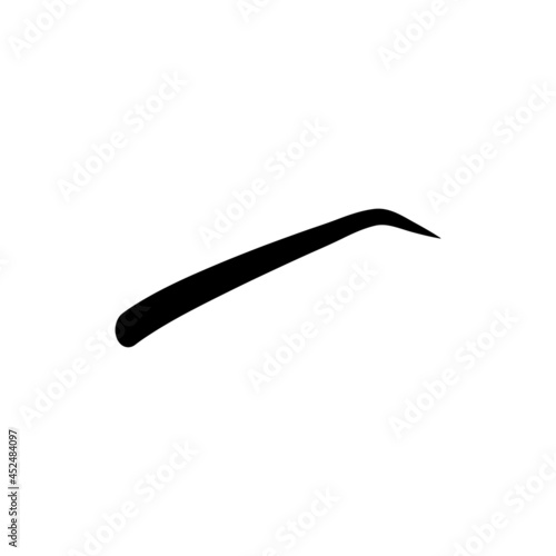 eyebrow icon design template vector