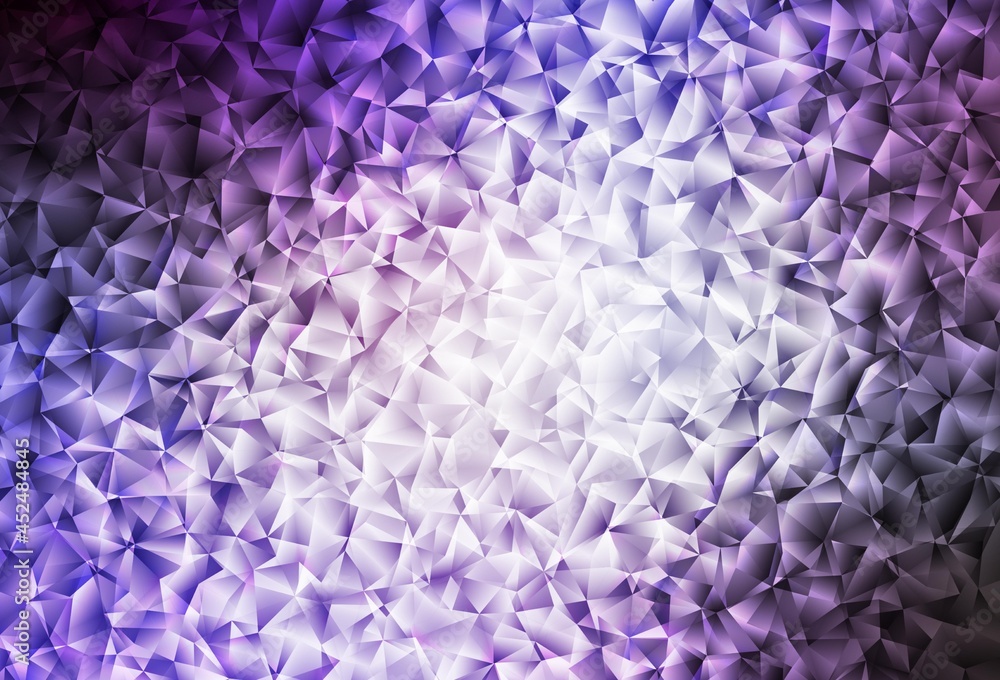 Light Purple vector polygonal pattern. Light Purple vector polygonal pattern.