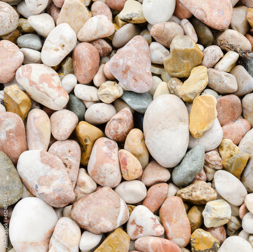 Dry sea pebbles. Abstract background