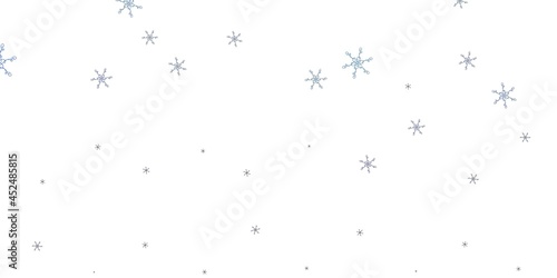 Light BLUE vector background with bows.