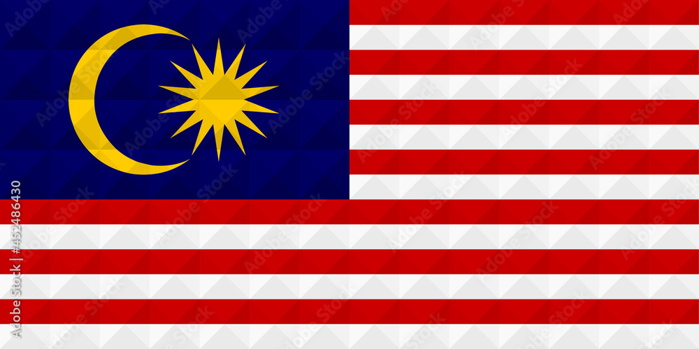 Artistic flag of Malaysia with 3d geometric wave concept art design. Correct Proportion. No opacity effect. Eps (vector) and JPEG (high resolution) format in zip file. Artistic flag of Malaysia with 3d geometric wave concept art design. Correct Proportion. No opacity effect. Eps (vector) and JPEG (high resolution) format in zip file.