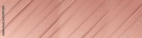 4k Golden pink dynamic striped background. Luxurious graphic design backdrop....