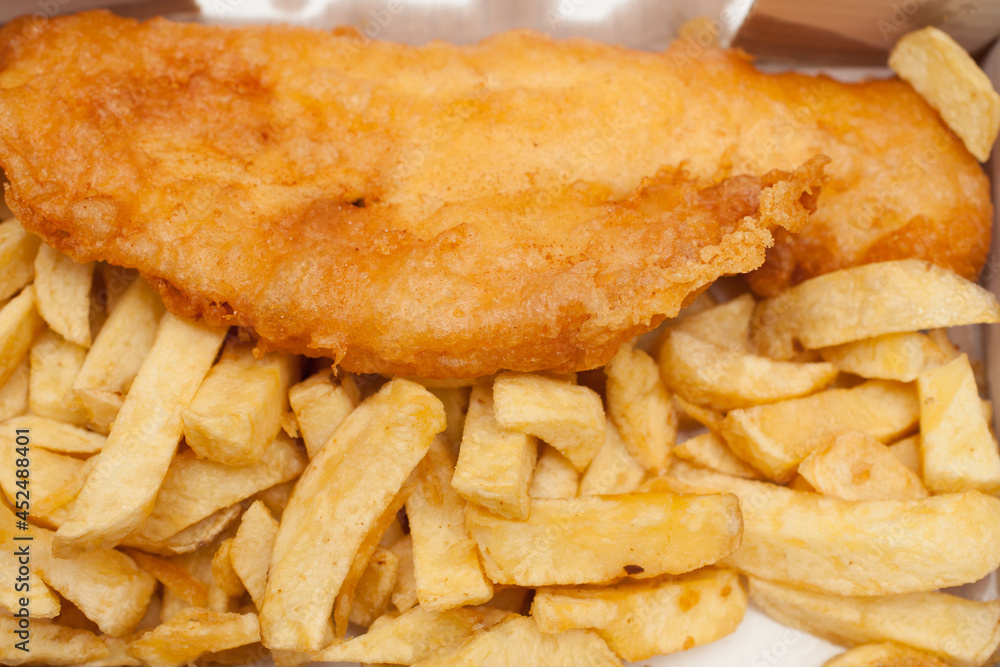 Fish and Chips from an English Fish and Chip Shop Fish and Chips from an English Fish and Chip Shop