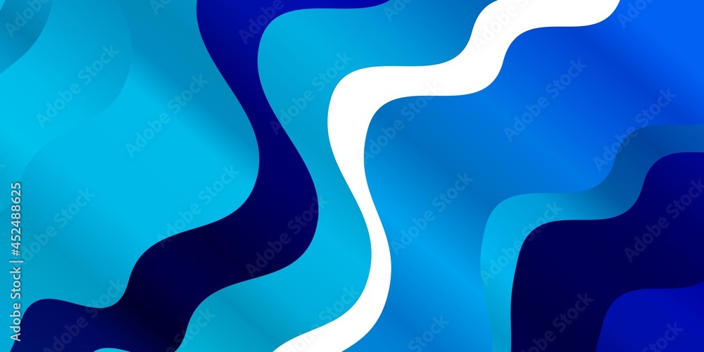 Light BLUE vector background with bent lines. Light BLUE vector background with bent lines.