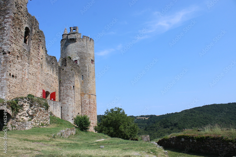 Château de Najac, village médiéval du sud de la France
