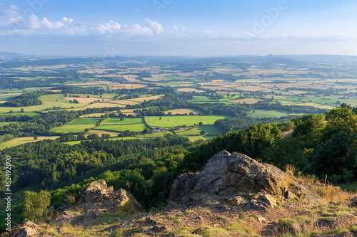 The spectacular views from the top of the Wrekin on the Shropshire Hills West Midlands photo