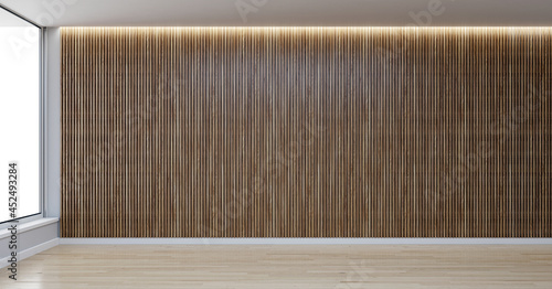 Wallpaper Mural Illustration 3D rendering large luxury modern bright interiors Living room mockup computer digitally generated image Torontodigital.ca