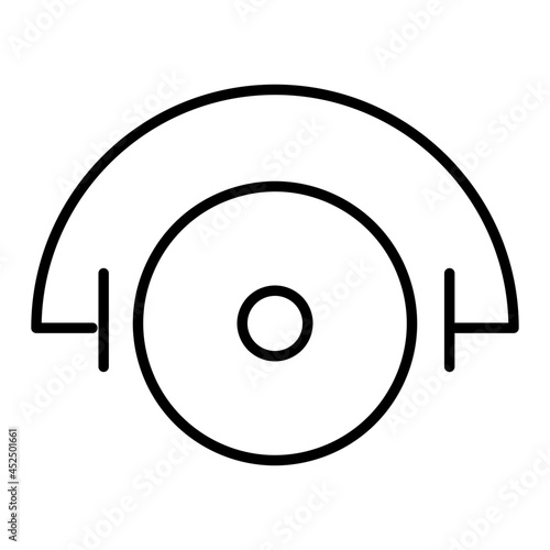 A perfect design icon of music cd
