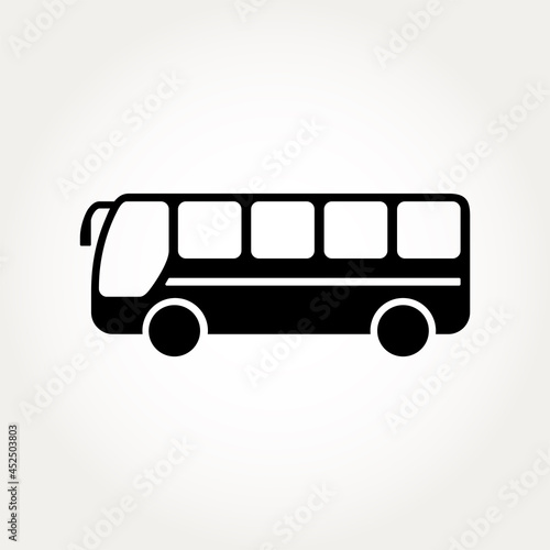 Bus sign, symbol, icon. Vector illustration