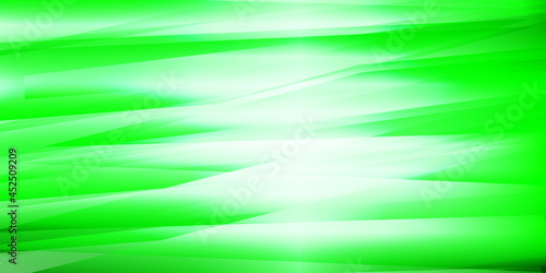 Abstract green and white background