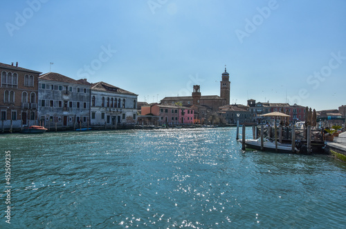 Bell Tower in Murano Venice,Italy,2019,march
