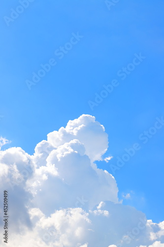 夏の青空と積雲