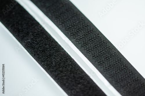 Bild auf Leinwand Velcro type slim band black, fluffy + velvet