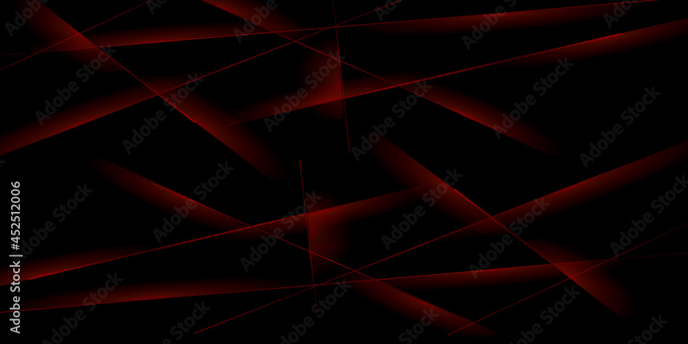Obraz premium Modern black and red background vector