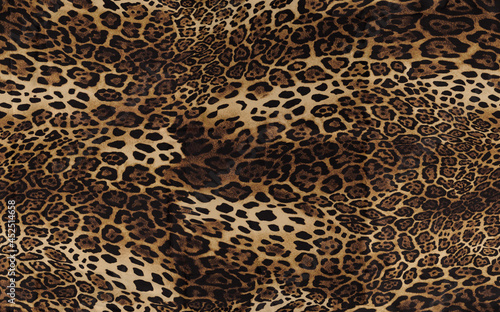 Leopard skin seamless print textile © dicklaurent