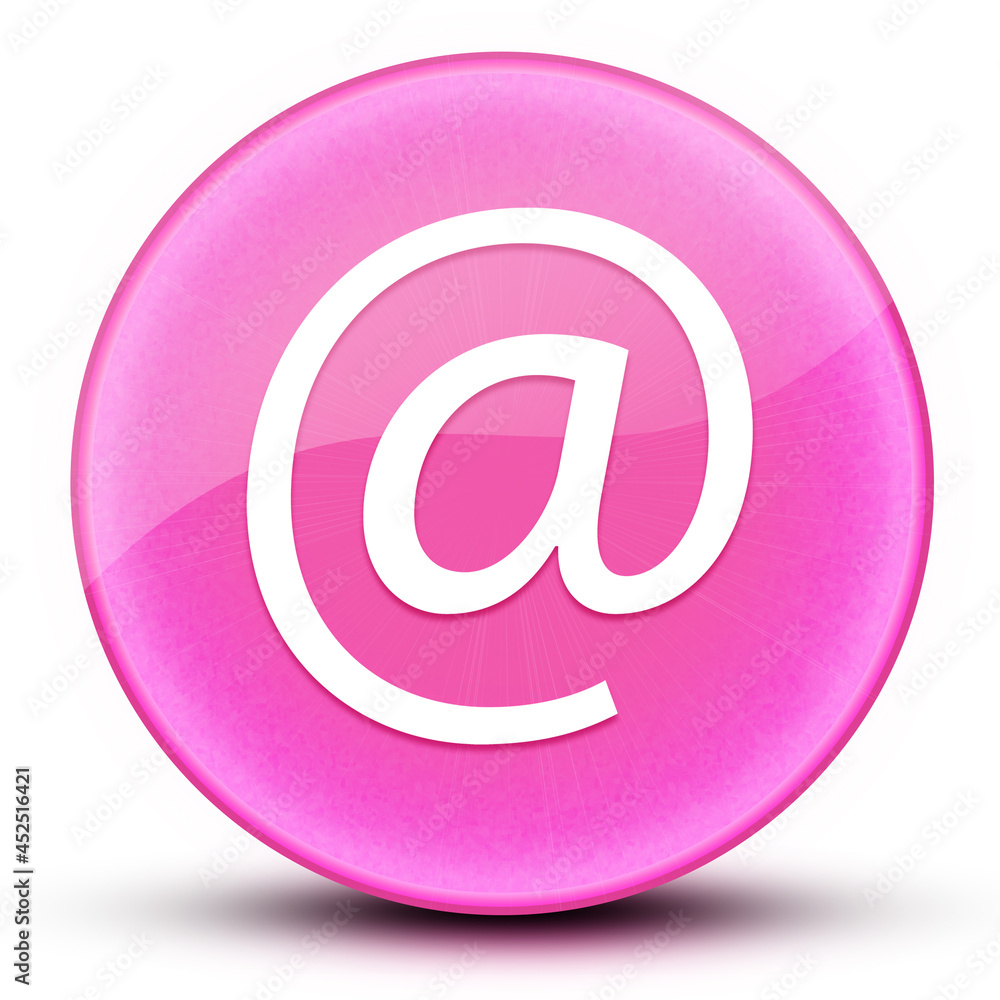Email address eyeball glossy elegant pink round button abstract Email address eyeball glossy elegant pink round button abstract
