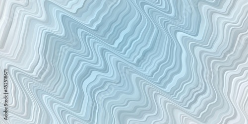 Light BLUE vector template with curved lines.