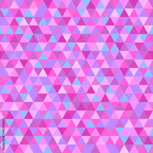 Triangle tile pattern. Seamless geometric wallpaper of the surface. Unique background. Doodle for design. Bright colors. Print for polygraphy, posters, t-shirts and textiles. Luxury texture