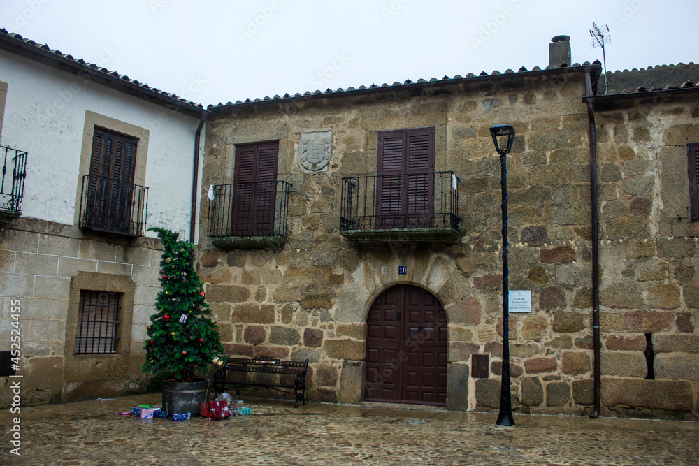 San Martin de Trevejo (or Sa Martin de Trevellu), Spain. A town in Extremadura, one of the three villages where the A Fala language is spoken