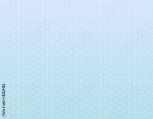 麻の葉模様のグラデーション素材