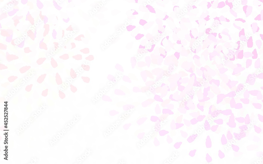 Light Pink, Yellow vector pattern with random forms. Light Pink, Yellow vector pattern with random forms.