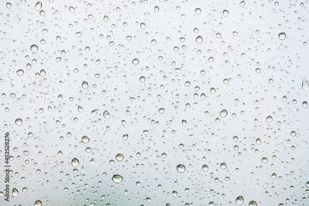 Water drops on glass, close up. background Water drops on glass, close up. background