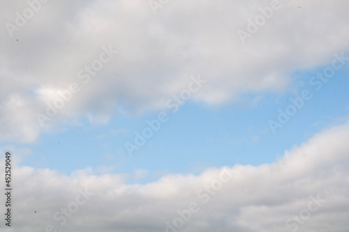 blue sky with clouds