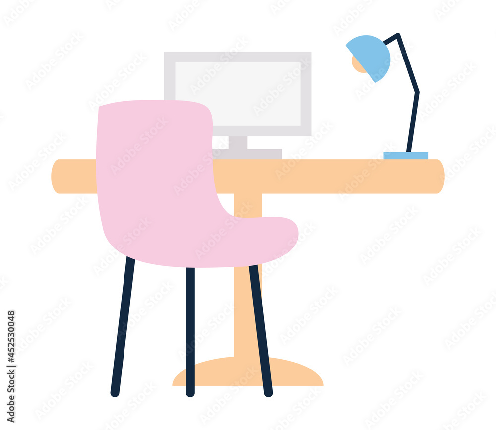 Fototapeta premium Office desk design