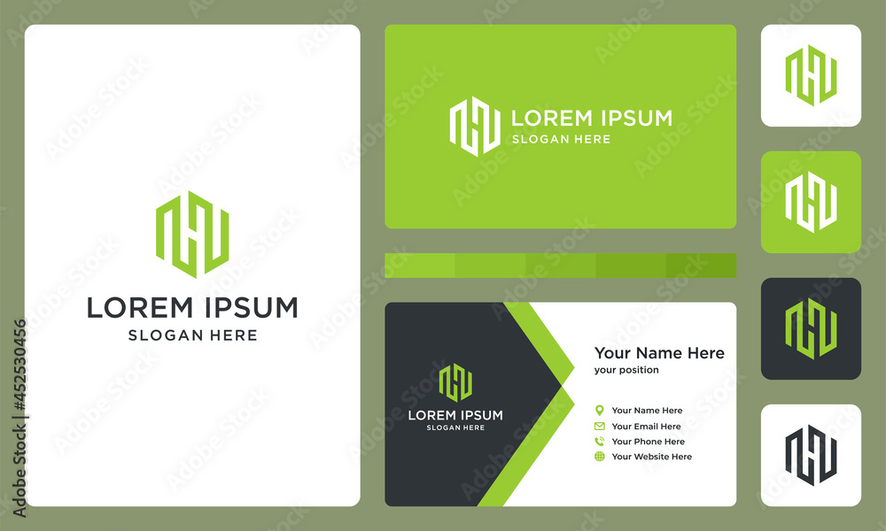 abstract monogram logo shape with letter H. icon for business, buildings, real estate, buildings, simple. Premium Vectors. business card. abstract monogram logo shape with letter H. icon for business, buildings, real estate, buildings, simple. Premium Vectors. business card.