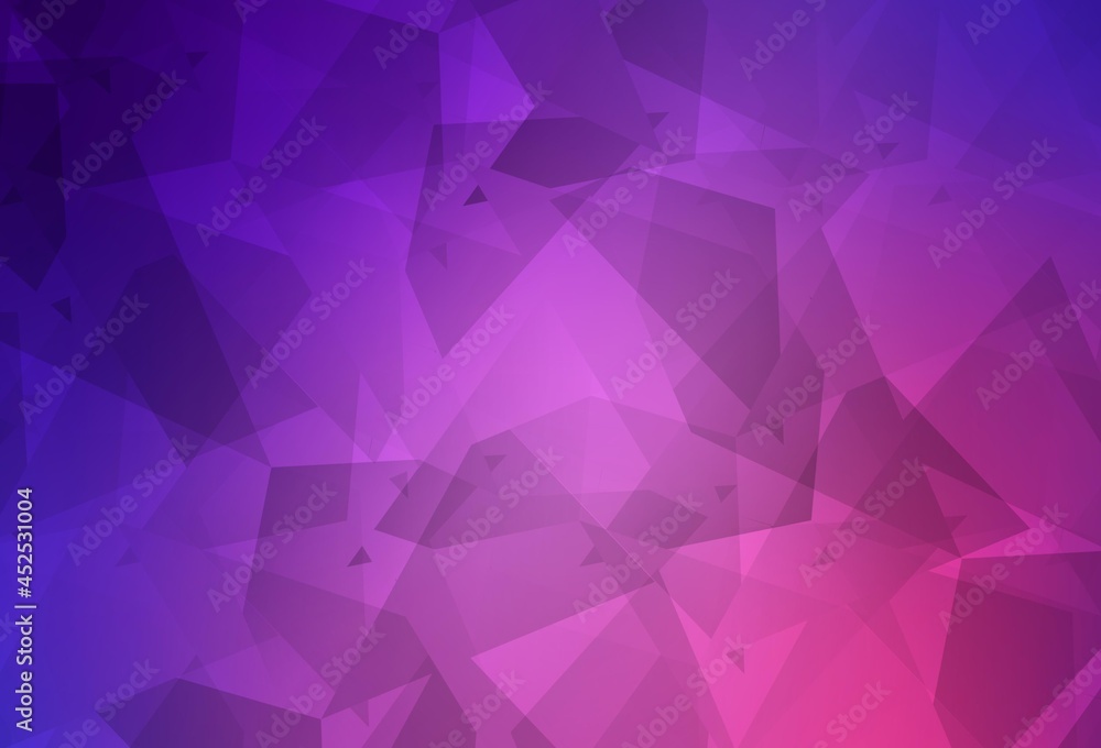 Light Purple, Pink vector background with abstract polygonals. Light Purple, Pink vector background with abstract polygonals.